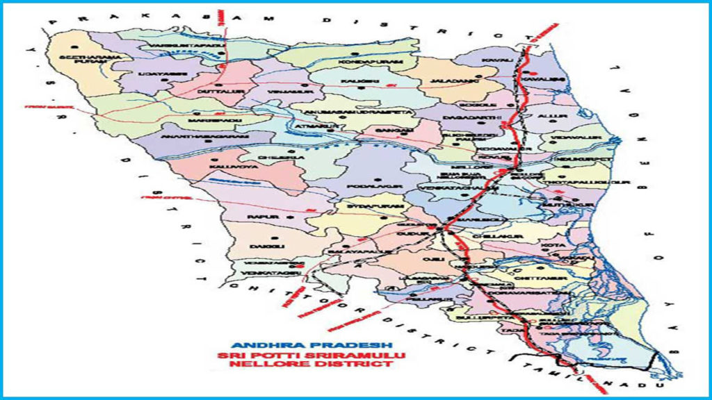 Nellore City Map With Streets Pincodes Of Andhra Pradesh, Nellore – Gazeis