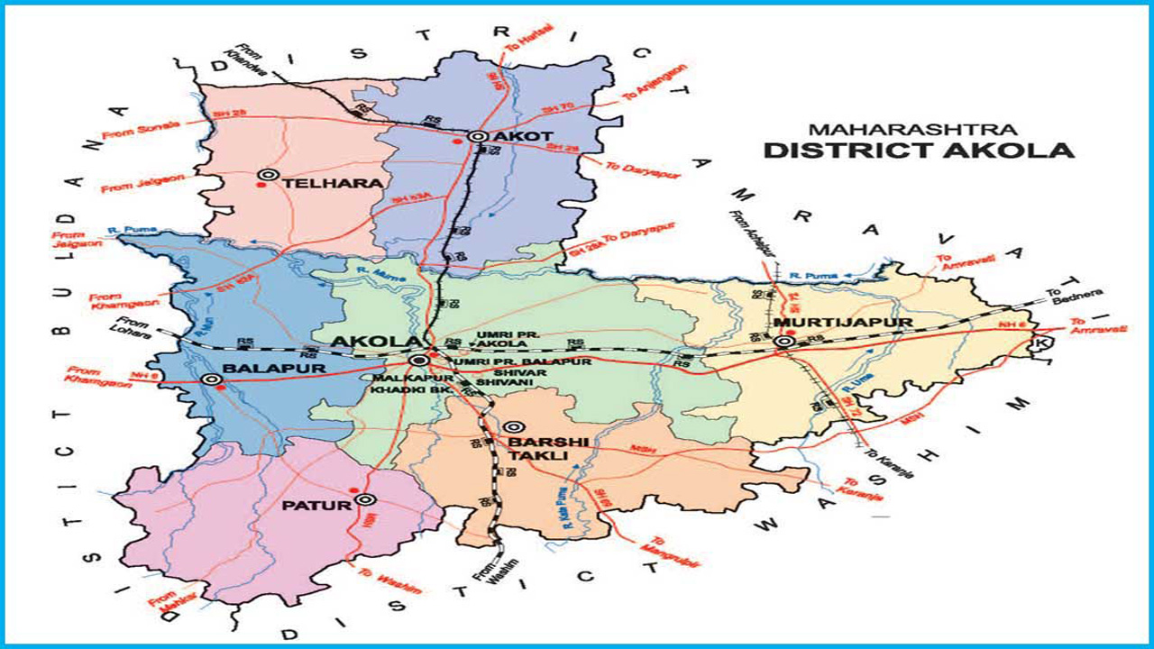 Akola Taluka Village Map Villages In Maharashtra, Akola – Gazeis